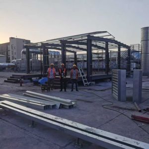 雨瀚制氮机机房搭建